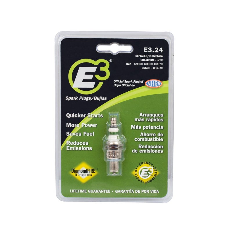 E3 Spark Plugs E3.24 Versatile Durable High-Performance Lawn and Garden Small Engine Spark Plug with Patented DiamondFIRE Technology - Image 1